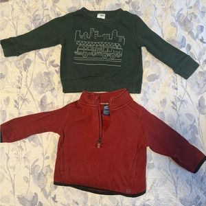 GAP kids set of 2 boys sweatshirts in 2T
